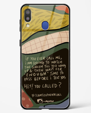 Team Text [doodleodrama] Glass Case Phone Cover (Samsung)