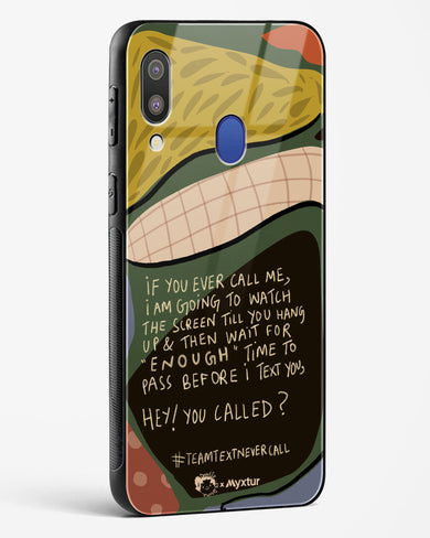 Team Text [doodleodrama] Glass Case Phone Cover-(Samsung)