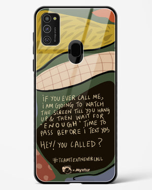 Team Text [doodleodrama] Glass Case Phone Cover-(Samsung)