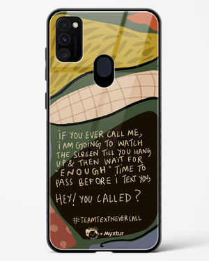 Team Text [doodleodrama] Glass Case Phone Cover (Samsung)