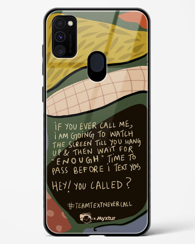 Team Text [doodleodrama] Glass Case Phone Cover (Samsung)