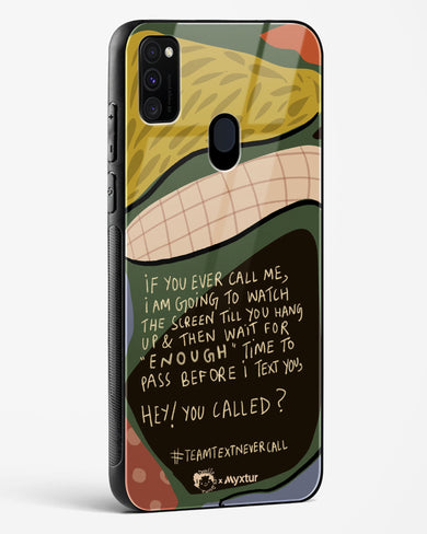 Team Text [doodleodrama] Glass Case Phone Cover (Samsung)