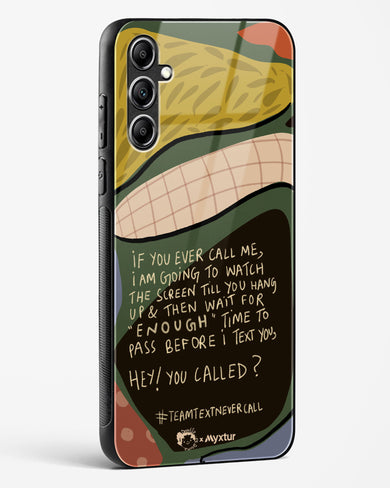 Team Text [doodleodrama] Glass Case Phone Cover (Samsung)