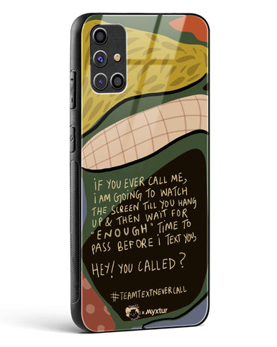 Team Text [doodleodrama] Glass Case Phone Cover (Samsung)