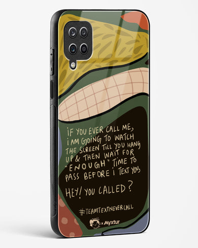 Team Text [doodleodrama] Glass Case Phone Cover (Samsung)