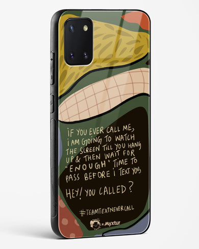 Team Text [doodleodrama] Glass Case Phone Cover (Samsung)