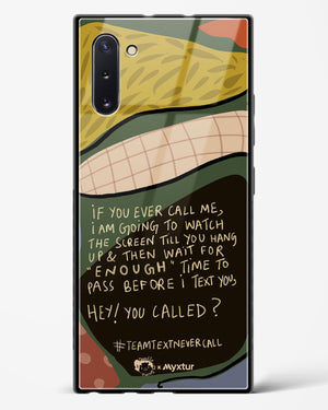 Team Text [doodleodrama] Glass Case Phone Cover (Samsung)