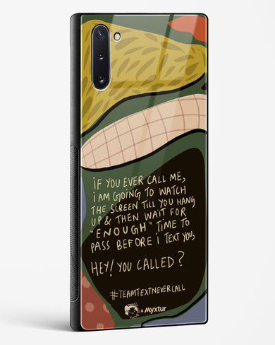 Team Text [doodleodrama] Glass Case Phone Cover (Samsung)