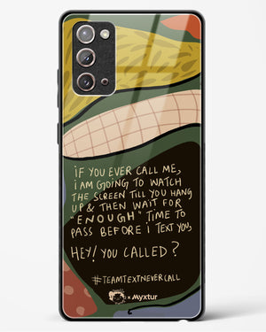 Team Text [doodleodrama] Glass Case Phone Cover (Samsung)