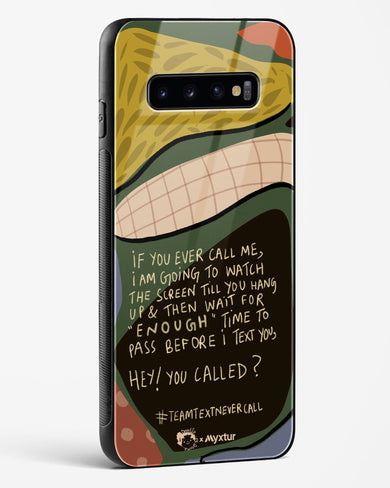 Team Text [doodleodrama] Glass Case Phone Cover (Samsung)