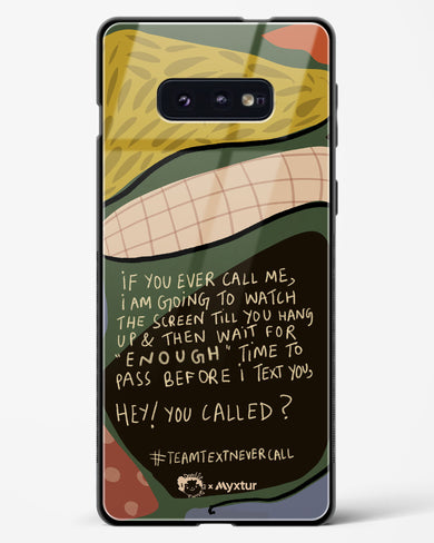 Team Text [doodleodrama] Glass Case Phone Cover-(Samsung)