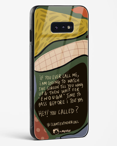 Team Text [doodleodrama] Glass Case Phone Cover-(Samsung)