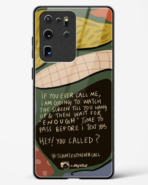 Team Text [doodleodrama] Glass Case Phone Cover (Samsung)