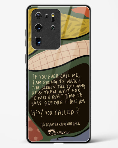 Team Text [doodleodrama] Glass Case Phone Cover-(Samsung)