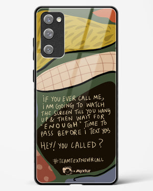 Team Text [doodleodrama] Glass Case Phone Cover-(Samsung)