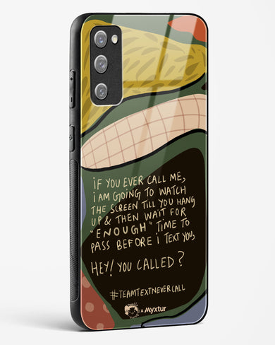 Team Text [doodleodrama] Glass Case Phone Cover-(Samsung)