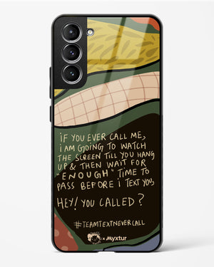 Team Text [doodleodrama] Glass Case Phone Cover (Samsung)