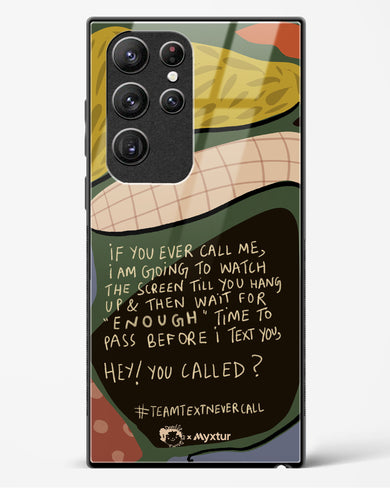 Team Text [doodleodrama] Glass Case Phone Cover-(Samsung)