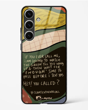 Team Text [doodleodrama] Glass Case Phone Cover (Samsung)