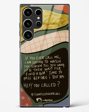 Team Text [doodleodrama] Glass Case Phone Cover (Samsung)