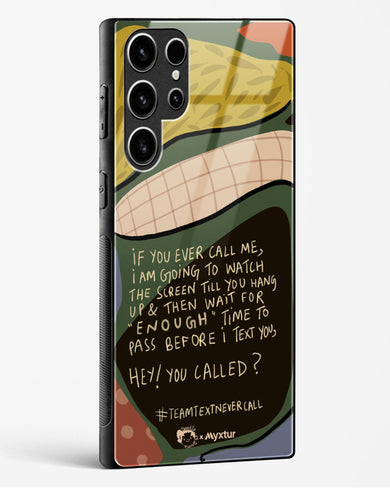 Team Text [doodleodrama] Glass Case Phone Cover (Samsung)