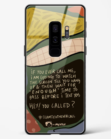 Team Text [doodleodrama] Glass Case Phone Cover-(Samsung)