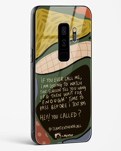 Team Text [doodleodrama] Glass Case Phone Cover-(Samsung)