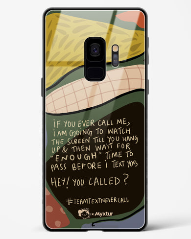 Team Text [doodleodrama] Glass Case Phone Cover-(Samsung)