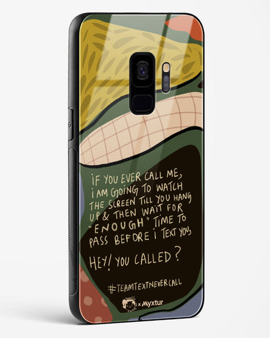 Team Text [doodleodrama] Glass Case Phone Cover-(Samsung)