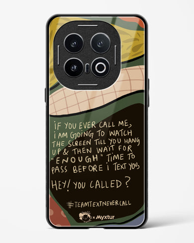 Team Text [doodleodrama] Glass Case Phone Cover (Vivo)