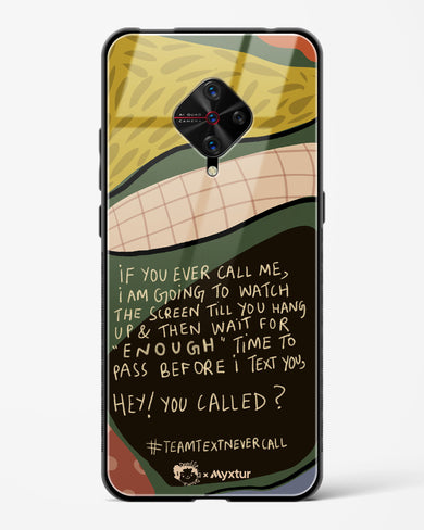 Team Text [doodleodrama] Glass Case Phone Cover (Vivo)