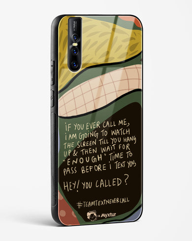 Team Text [doodleodrama] Glass Case Phone Cover (Vivo)