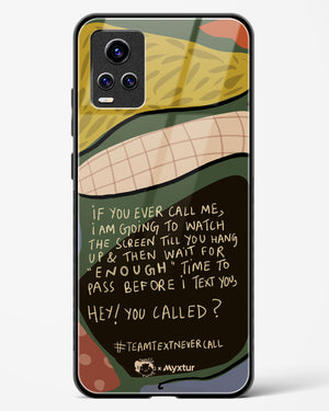 Team Text [doodleodrama] Glass Case Phone Cover (Vivo)