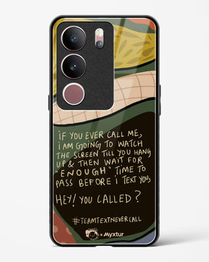 Team Text [doodleodrama] Glass Case Phone Cover (Vivo)