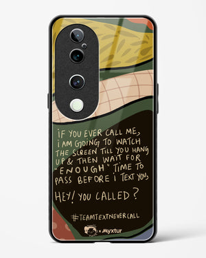 Team Text [doodleodrama] Glass Case Phone Cover (Vivo)