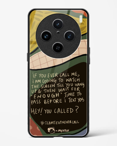 Team Text [doodleodrama] Glass Case Phone Cover (Vivo)