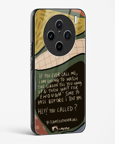 Team Text [doodleodrama] Glass Case Phone Cover (Vivo)