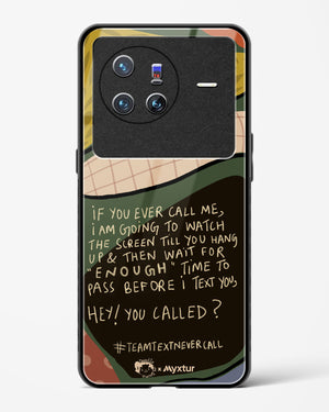 Team Text [doodleodrama] Glass Case Phone Cover (Vivo)