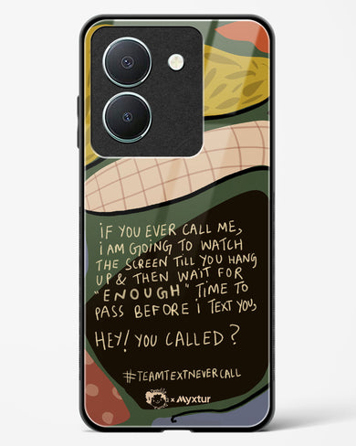 Team Text [doodleodrama] Glass Case Phone Cover (Vivo)