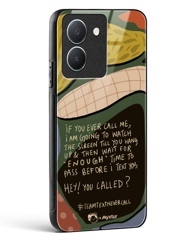 Team Text [doodleodrama] Glass Case Phone Cover (Vivo)