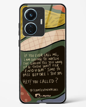 Team Text [doodleodrama] Glass Case Phone Cover (Vivo)