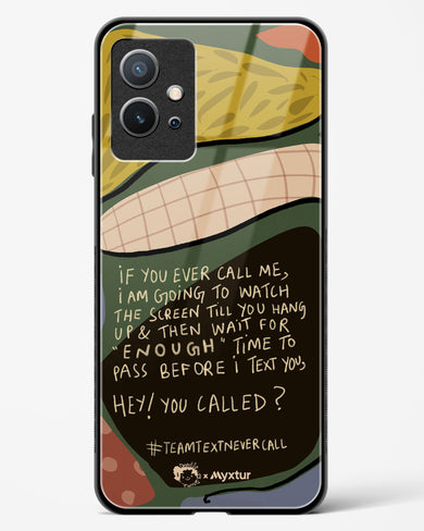Team Text [doodleodrama] Glass Case Phone Cover (Vivo)