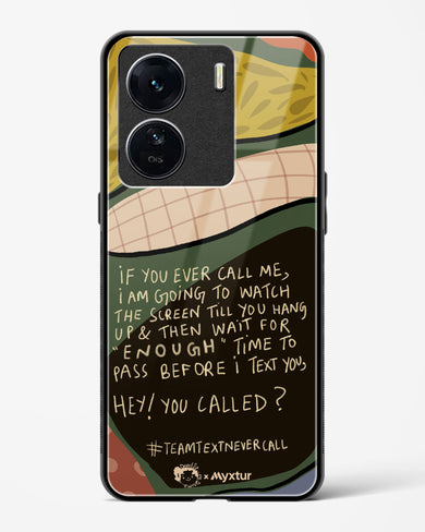 Team Text [doodleodrama] Glass Case Phone Cover (Vivo)