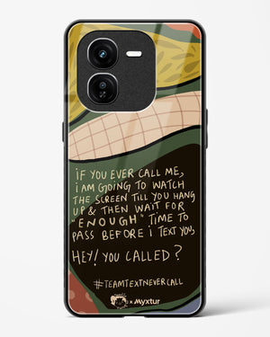 Team Text [doodleodrama] Glass Case Phone Cover (Vivo)