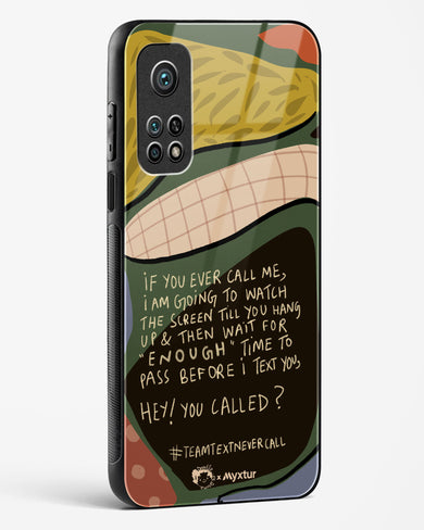 Team Text [doodleodrama] Glass Case Phone Cover (Xiaomi)
