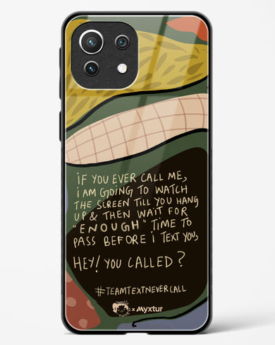 Team Text [doodleodrama] Glass Case Phone Cover-(Xiaomi)