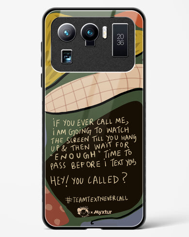 Team Text [doodleodrama] Glass Case Phone Cover-(Xiaomi)