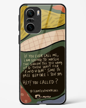 Team Text [doodleodrama] Glass Case Phone Cover (Xiaomi)