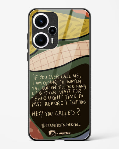 Team Text [doodleodrama] Glass Case Phone Cover-(Xiaomi)