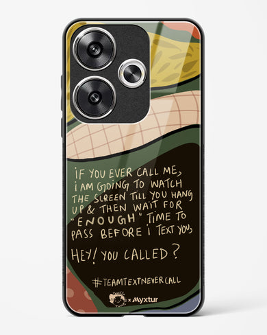 Team Text [doodleodrama] Glass Case Phone Cover-(Xiaomi)